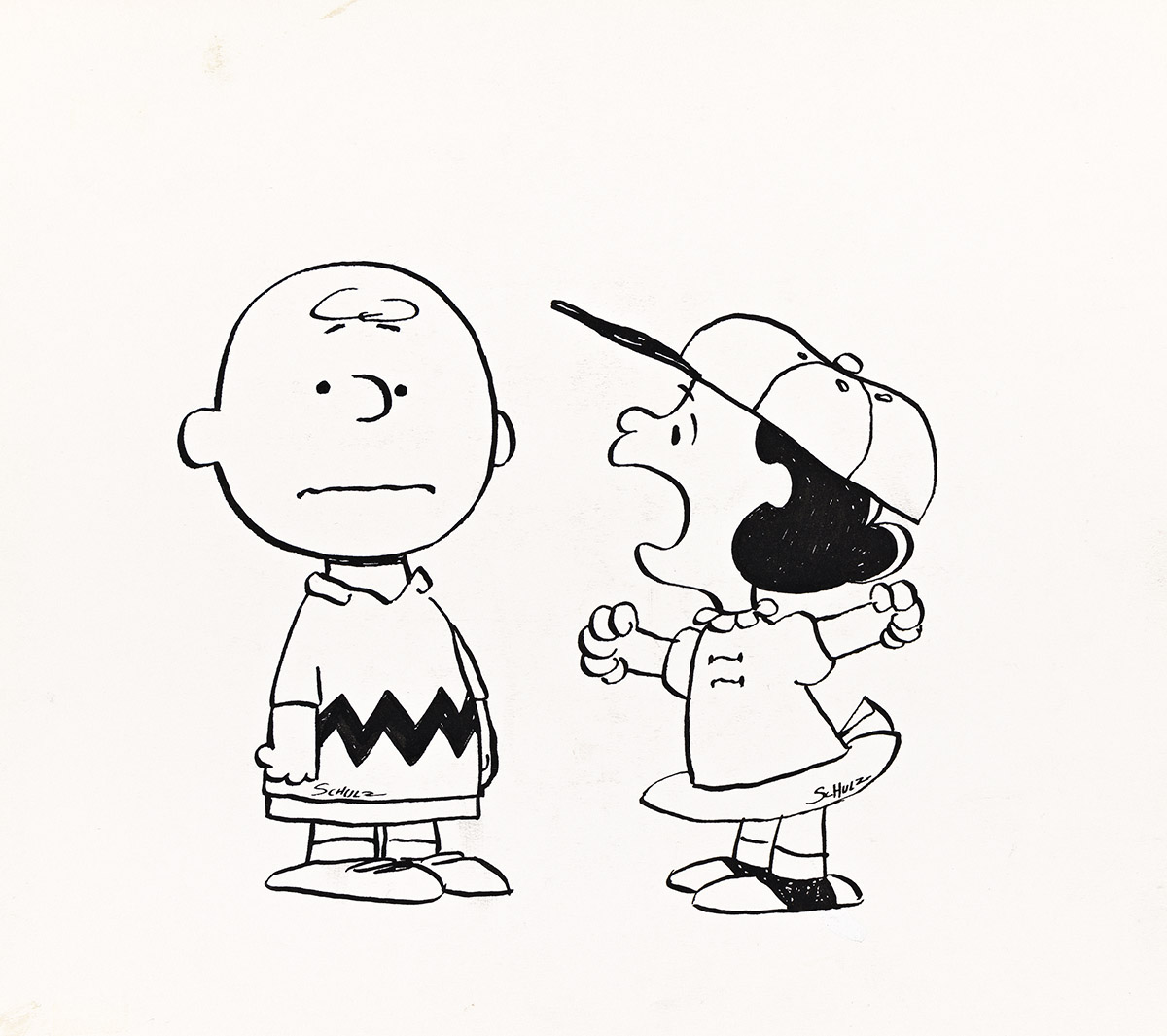 SCHULZ, CHARLES MONROE (1922-2000) The Peanuts gang.